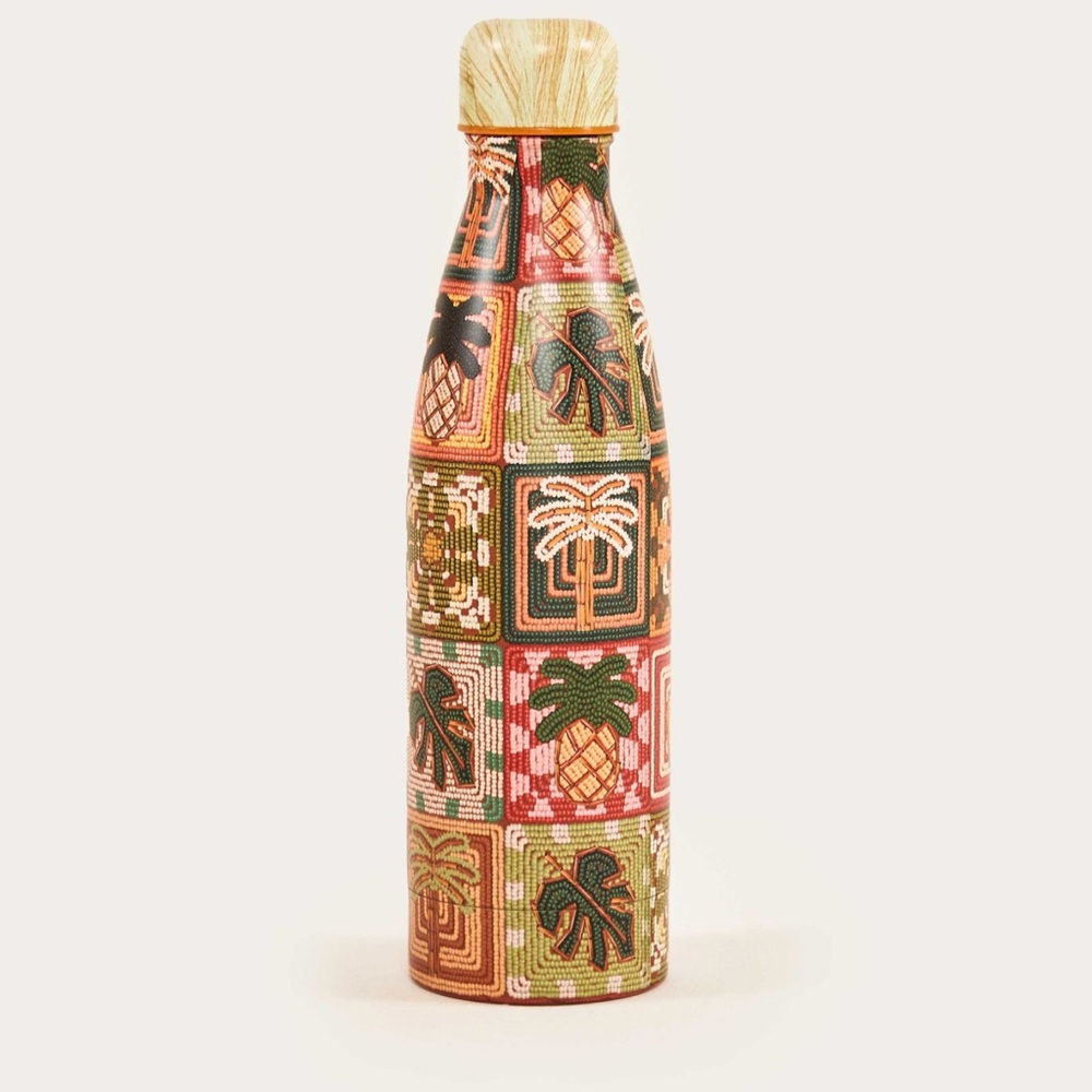 Farmrio water bottle our bread print